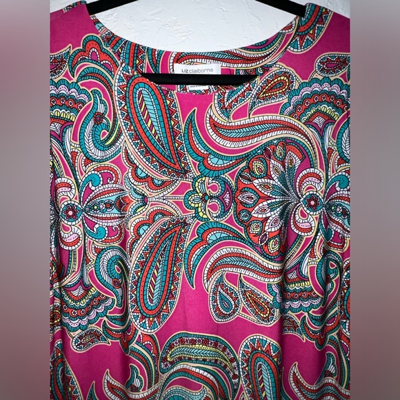 Colorful Liz Claiborne Dress - Picture 6 of 7